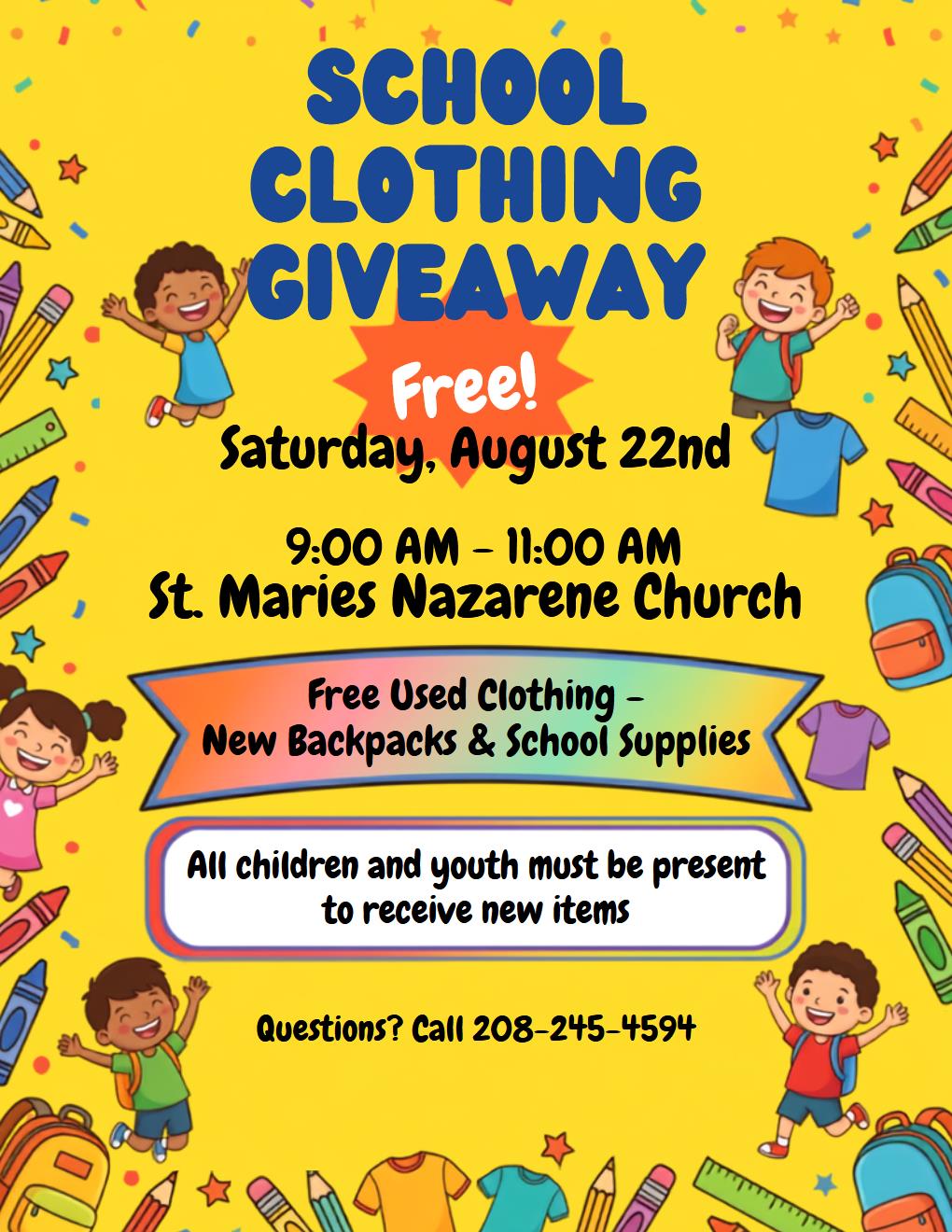 Clothing Giveaway